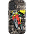 DC Comics Robin Vintage Action pose pattern iPhone 16 Plus Impact Case